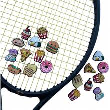 1 件食物系列网球拍减震器，外部按扣式减震器，可爱的图案设计，精致美观，是送给网球爱好者的理想礼物（图片中颜色随机发货） - 彩色 - 查看 3