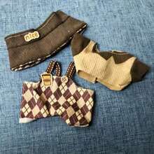 17 厘米毛绒布布娃娃衣服，布布坐姿派对服装套装，适合第 1 代和第 2 代 - 彩色 - 查看 6