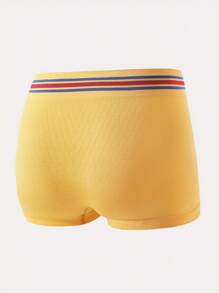 5pcs Men's Seamless Hipster Briefs, Soft & Comfortable Low-Rise Boxer Shorts