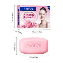 1块玫瑰蜂蜜香氛洁面皂，深层清洁，丝滑不干燥，控油，含烟酰胺，清洁不干燥，洗后不紧绷，持久留香，可用作洁面皂、沐浴皂、卸妆皂，手工皂，适合所有肤质。 - 彩色 - 查看 11