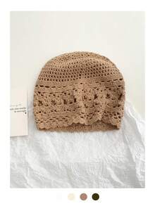 1 件 AA 宽松花卉蕾丝帽