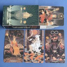 Stars Lighting Up The Night Tarot Cards, English Divination Paper Cards Game For Parties - Brown - View 2