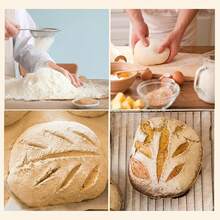 Pisau Pemotong Adonan Roti, Pisau Pemotong Adonan Roti Stainless Steel, Alat Pemotong Adonan Roti Premium, Alat Pemotong Roti dengan 5 Mata Pisau Cukur - MultiWarna - View 6