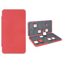 Switch Game Card Holder Case With 24 Game Cartridge Slots And 24 Micro SD Card Storage Spaces