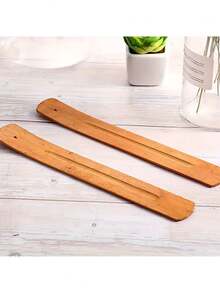 5 piezas/10 piezas Soporte de incienso de madera, Soporte de varillas de incienso, Caja de incienso, Quemador de incienso, Quemador de incienso hecho a mano, para meditación y relajación, decoración del hogar, adecuado para camping, jardín, patio, cena a la luz de las velas, fiesta de té, decoración