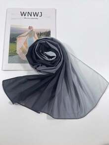 1 chiếc khăn lụa trơn màu trơn thanh lịch cơ bản dành cho nữ, khăn trùm đầu dài mềm mại, nhẹ, thích hợp sử dụng hàng ngày, khăn trùm đầu và khăn choàng Abaya dùng để mặc trong trang phục - màu xanh lá - Xem 18