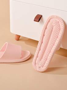 1 Pair Of New Summer Couple Slippers, Non-Slip Slippers, Suitable For Indoor, Outdoor, Shower And Family Use In All Seasons, White And Pink Are Optional Gifts For Mothers,House Slippers Women,Sandals For Women,Bedroom Slippers,Shower Shoes,White Sandals,Black Sandals,Yellow Sandals