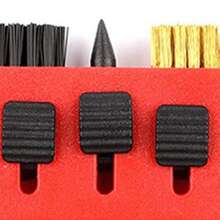 Cepillo de limpieza de golf retráctil 3 en 1, limpiador de ranuras de palos de golf de uso múltiple, accesorios de golf prácticos como regalo - Multicolor - Ver 7