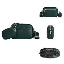 Bolsa transversal feminina - Verde - Ver 1