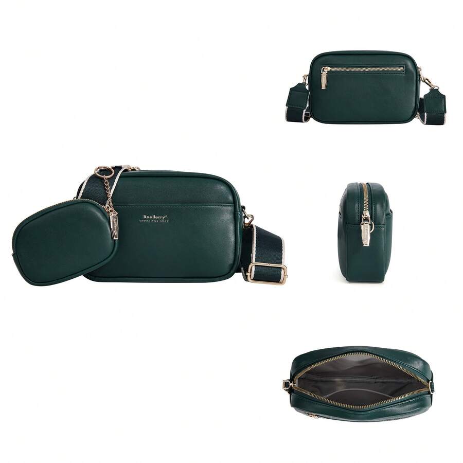 Bolsa transversal feminina - Verde - Ver 1