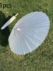 10pcs/6pcs/4pcs/1pc Multiple Specifications, Unfolded Into 30cm Diameter, 40cm Diameter /60cm Diameter/Festival Wedding Decoration And Accessory Paper Umbrellas - Handcrafted Traditional Bridal Umbrellas - Elegant Photo Props And Party Accessories, No Electricity Required - White - View 19