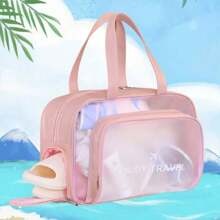 Sports Storage Bag With Wet-Dry Separation, Waterproof & Durable, All-In-One For Swimming, Fitness & Beach Trips - 杏色 - 查看 6