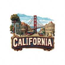 1 pieza Imán de nevera con paisaje urbano 2D - Adecuado para regalar a amigos en vacaciones, múltiples imanes de acrílico y goma blanda aplicables a puertas metálicas, refrigeradores, armarios de almacenamiento - Regalo decorativo creativo para el hogar para amantes de los viajes, graduación, aniversario, Navidad, Acción de Gracias, Imán de refrigerador