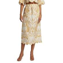 FARM Rio Lace Nature Midi-Skirt