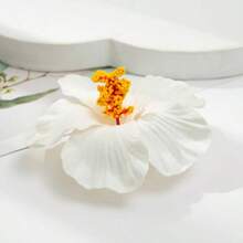 1 件女士简约仿花发夹爪夹发夹发夹，发饰，夏季配饰，旅行，发夹，发夹 - 黃色 - 查看 9