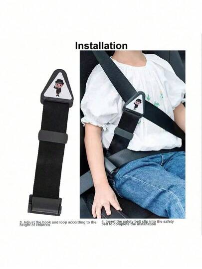 Car Child Seat Belt Retainer Adjustment And Fixation Anti-Stroke Belt Children Shoulder Guard Buckle Seatbelt Adjuster For Kids
