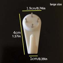 100 Stücke unsichtbare Nagel Wandhaken ohne Spuren, Bilderrahmen Hänger, Fotorahmen Aufhänger zum Aufhängen von Foto Rahmen, Dekoration, Kunstwerk