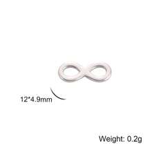 Set de 5 piezas/paquete de mini colgantes de acero inoxidable con diseños de cruz, corazón, estrella y lazo, elementos versátiles, minimalistas y de moda, accesorios hechos a mano DIY adecuados para collares, pulseras, aretes, accesorios para el cabello y dijes para bolsos