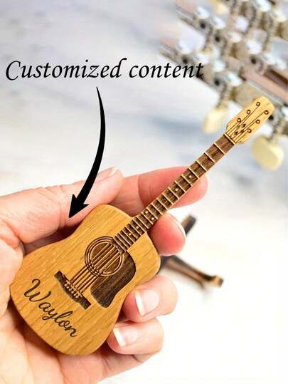 1 Set Of Guitar Enthusiast Gift Set - Personalized Engraved Guitar Picks, Perfect For Anniversary Gifts Or As Presents For Father, Brother, Boyfriend Or Friends