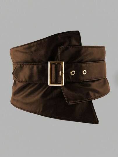 1pc Women's Renaissance Style Sexy Asymmetrical Waist Belt, Suitable For Halloween Party Or Daily Commute
