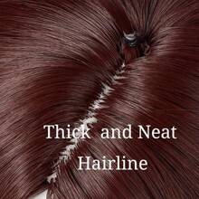 Momo Ayase Cosplay Wig Seiko Ayase Cosplay DAN DA DAN Dark Brown Wig With Bangs For Women Girls For Halloween Party (Brown)