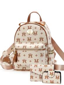 3pcs Backpack - New High Capacity, Women's Travel Backpack - Stylish & Spacious Design - For Women - Perfect For Travel & Everyday Use - Ideal Gift For Students