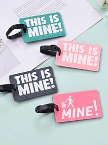 Personalized PVC Luggage Tags Suitcase Labels Travel Accessories Ideal Gift For Her Travel Essentials For Travel Backpack Travel Bag Luggage Suitcase Travel Gear Back To School Luggage Tag Travel Accessories Travel Essentials Travel Organizer For Beach Summer Vacation Back To School - Multicolor - View 3