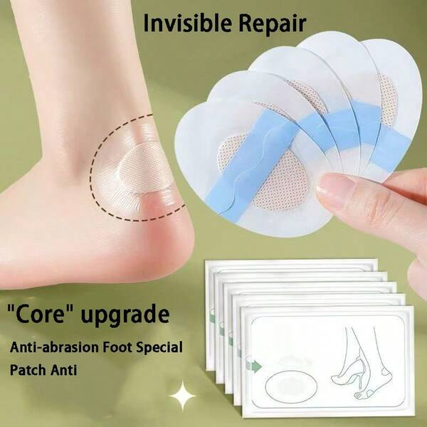 [Transpirable, no irritante] Protector de pie invisible a prueba de fricción. Almohadilla para tacón alto. Pegatina transparente ultradelgada para los dedos de los pies. Pegatina impermeable, antideslizante y antifricción. "Núcleo reforzado, membrana transpirable, material seguro" Seco y cómodo, suave con la piel, delgado e invisible, ajuste elástico, impermeable. Adecuado para: usar tacones altos, zapatos, zapatos nuevos, zapatos que no ajustan bien. Caminar, ir de compras y viajar durante mucho tiempo. Protección para pies ligeramente desgastados, inflamados, con ampollas o lesionados.