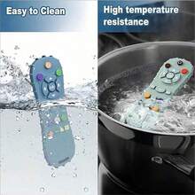 1pc Silicone Baby Teething Toy With Remote Control, Sensory Chewing Toy For Infants 6+ Months, Cute & Fun Stress Relief Toy, Baby Holiday Gift, Christmas Stocking Stuffer, Children's Bedroom Decor, Travel Essential - Multicolor - View 6