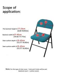 4/6 件，玉米格子折叠椅套 - 可拉伸，松紧带设计，可机洗，现代家居装饰，纹理面料，防滑套，易于安装，客厅椅套 - 淺灰色 - 查看 2