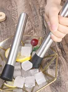 1 Peça Triturador de Frutas e Gelo, Picolé de Aço Inoxidável, Espremedor de Suco, Coqueteleira, Liquidificador, Mexedor de Coquetel, Misturador de Coquetel de Aço Inoxidável, Acessórios de Bartender, Esmagador de Limão Doméstico, Ferramenta de Bar de Cozinha, Produto de Coquetel Triturador de Gelo, Martelo de Gelo Multifuncional Resistente à Corrosão e à Ferrugem, Pode Esmagar Cubos de Gelo de Forma Eficaz