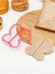 1/2/3/4 Pcs Dinosaur Sandwich Cutter Set, Kids Plastic Bread Mold, Bento Lunch Accessories, Toast Cutter, Suitable For School Lunch, DIY Cute Sandwich Making Tools - Multicolor - View 10