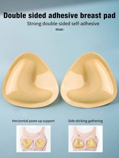 V-Shaped Breast Pad Double-Sided Adhesive Pad Adhesive Bikini Pad, Upper Support Lifting, Used For Sports Underwear Swimwear