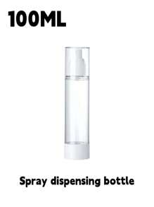 1pc Vacuum Press Bottle, 15ML/30ML/50ML/100ML, For Dispensing Lotion, Spray For Cosmetics, Skincare, Shower Gel, Shampoo And Perfume Travel Portable Empty Bottle