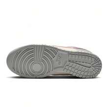 Nike Dunk Low 藍白色男女經典復古低筒板鞋 - 白色/灰色 - 查看 10