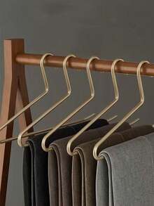 10/5/1pc Aluminum Alloy Pants Hanger, Versatile Garment Rack For Hanging Pants, Sweatshirts, Towels, Multifunctional Easy Hooks Clothes Drying Rack For Closet Decoration