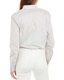 RtA Ludovica Crop Shirt - Xám - Xem 3