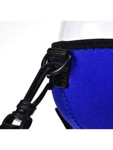 Portable Wine Glass Holder: This Durable Plastic Portable Wine Glass Holder With Adjustable Wine Glass Rack And Neoprene Wine Glass Sleeve Frees Up Your Hands To Fully Enjoy Your Drinking Experience. It Includes An Adjustable Stemware Rack, A Neck-Hanging Wine Glass Holder, And A Wine Glass Protector Sleeve. Additionally, It Comes With An Adjustable Strap, Making It An Ideal Choice For Parties, Outdoor Gatherings, Picnics, And Barbecues. - Multicolor - View 6