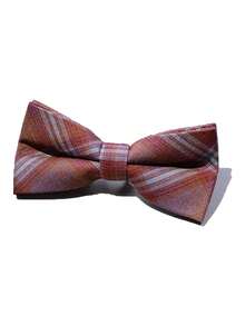 青少年时尚双层纯色金线领结，适合西装、礼服、学生演出、聚会 - 彩色 - 查看 19