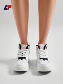 LPMX 1 双运动风格透气女式前系带拼色橡胶鞋底中底户外篮球鞋