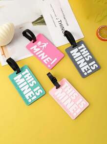 Personalized PVC Luggage Tags Suitcase Labels Travel Accessories Ideal Gift For Her Travel Essentials For Travel Backpack Travel Bag Luggage Suitcase Travel Gear Back To School Luggage Tag Travel Accessories Travel Essentials Travel Organizer For Beach Summer Vacation Back To School - Multicolor - View 4