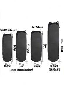 Profesjonalna torba na deskorolkę 4-kołową, deskę surfingową, deskę typu "podwójny rocker", deskę typu "fish board", deskę longboardową, plecak, wodoodporna, gruba torba do przechowywania