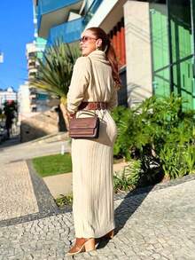 Women Dresses - Champagne - View 6