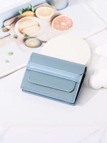 محفظة جلد طبيعي للنساء، محفظة صغيرة ذات تصميم بسيط وأنيق، مزودة بفتحات متعددة للبطاقات، مضادة للمغناطيس وسعة كبيرة