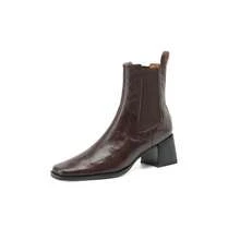 Women Ankle Boots & Booties - Brown - View 7