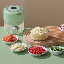 1 Pcs Electric Garlic Chopper, Electric Mini Garlic Chopper 250ml Vegetable Chopper, Food Chopper, USB Cord Garlic Chopper, Onion Chopper, Portable Small Food Processor For Garlic, Ginger, Chili, Vegetables, Garlic Chopper, Mini Portable Veggie Chopper, Garlic Grinder Masher Onion Chopper, Blender To Vegetable, Wireless Food Processor For Ginger - màu xanh lá - Xem 11