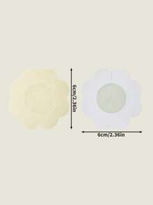 V-Shaped Double-Sided Adhesive Bra - Silicone Triangular Breast Pad, Reusable Breast Pad Push Up Design