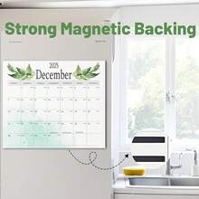 LAXDAMRE-2025 Aesthetic Magnetic Calendar Refrigerator, Fridge Calendar Runs From July 2025 Until December 2026 - Monthly Magnetic Easy Organizing - Nature-2025 - 2025年7月-2026年12月 - 查看 6