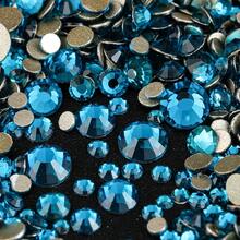 Mix Size SS4-SS20 1440pcs Multiple Colors Non HotFix Glass Rhinestones Gold FlatBack Nail Art Loose 3D Decorations Decals DIY Quanlity Glitter Stones Accessories - Multicolor - View 31