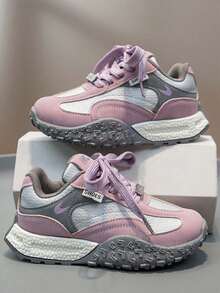 1 Pair Children's Casual Outdoor Sports Shoes, Lightweight & Comfortable, Soft Shock-Absorbing Non-Slip Soles, Kids Running Shoes Suitable For Daily Wear, Running, Hiking, Walking And Other Outdoor Activities, All Season